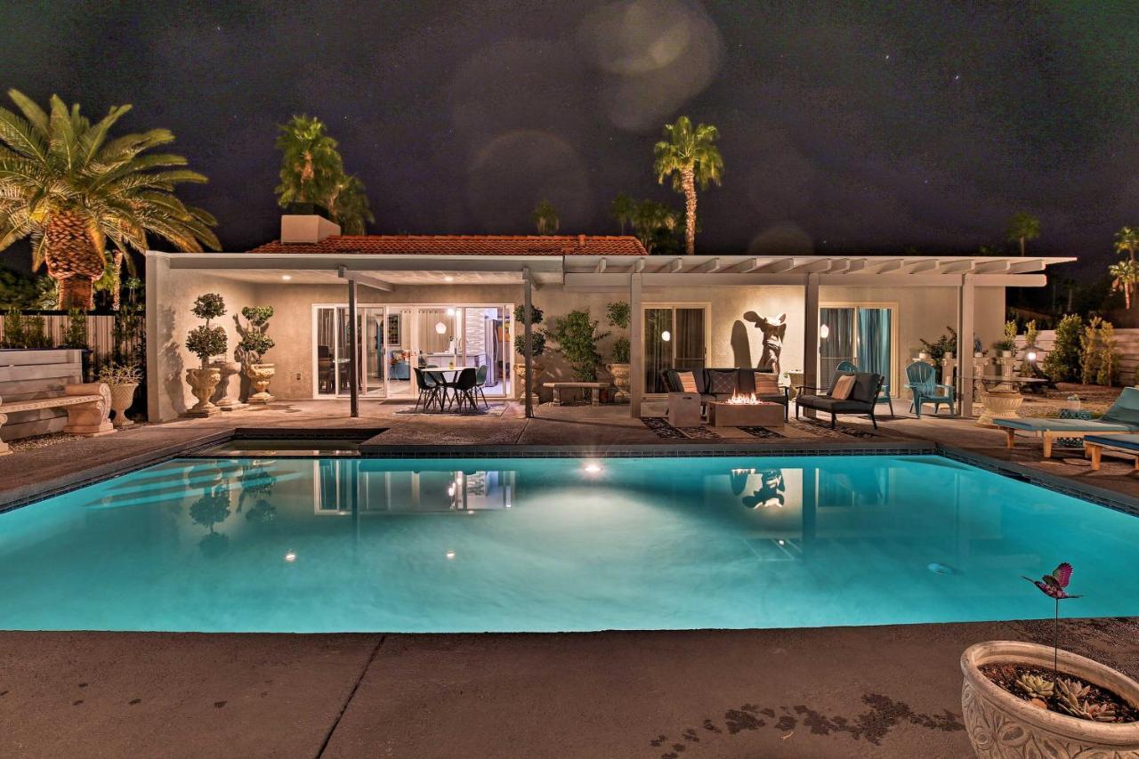 Pet-Friendly Palm Springs Escape With Heated Pool! Villa Exteriör bild